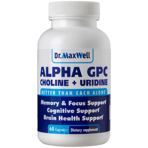 Dr. MaxWell Alpha GPC + Uridine, a Choline & Uridine Dietary Supplement*