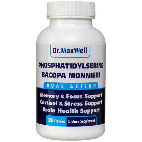 Dr. MaxWell PhosphatidylSerine & Bacopa Monnieri: no fillers, soy free, 2in1*